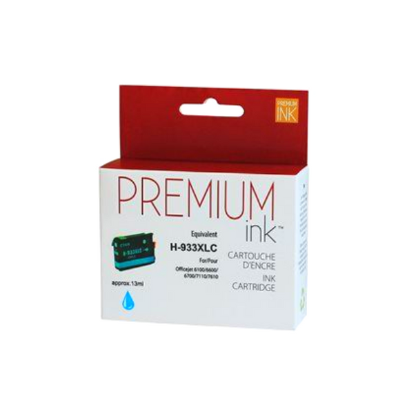 Compatible HP H-933XL Cyan Ink Cartridge - Premium Ink box