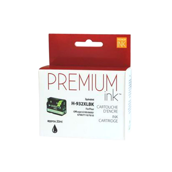 Compatible HP H-932XL Black Ink Cartridge - Premium Ink box