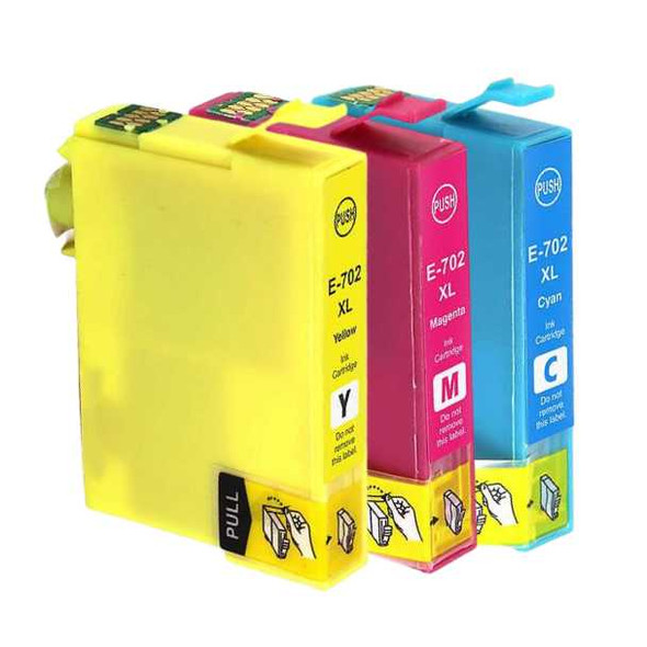 Compatible Color Set EPSON T702XL Ink Cartridge - Premium Ink Ink Cartridge