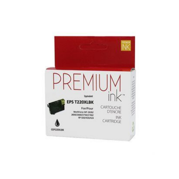 Compatible EPSON T220XL Black Ink Cartridge - Premium Ink