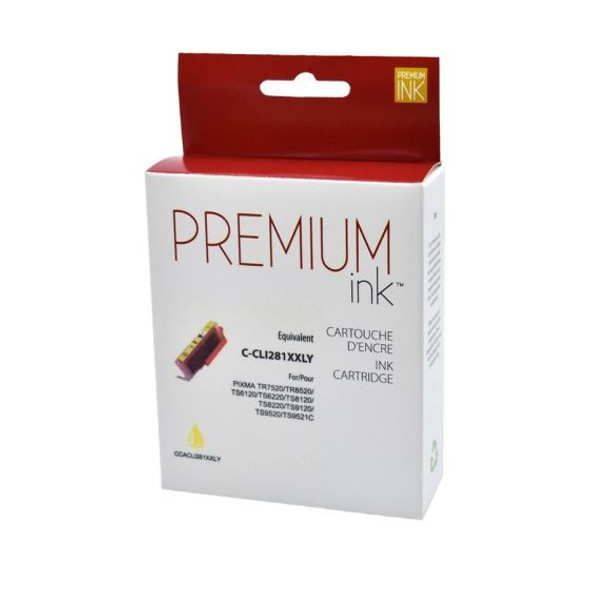 Compatible CLI281XXLY Yellow Ink Cartridge - Premium Ink