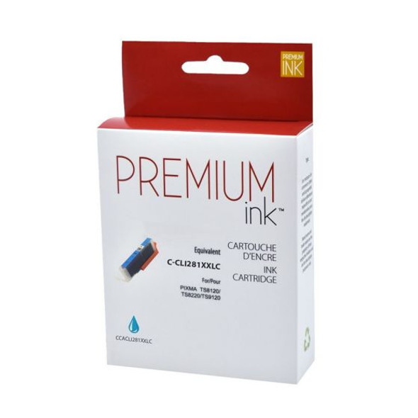 Compatible CLI281XXLC Cyan Ink Cartridge - Premium Ink