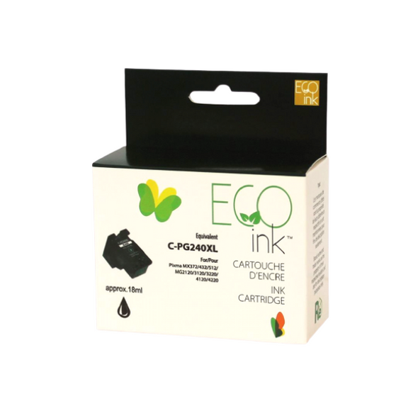 Compatible Canon PG240 XL Black Ink Cartridge - Eco Ink