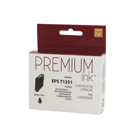 Compatible EPSON T1251 Black Ink Cartridge - Eco Ink