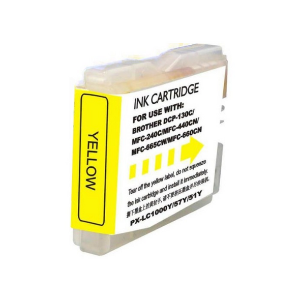 Compatible Brother LC51Y Yellow XL Ink Cartridge - Premium Ink