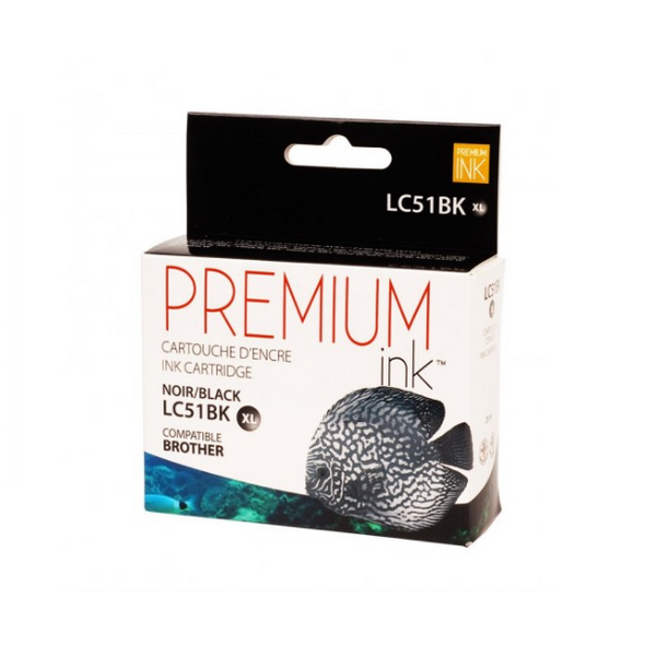 Compatible Brother LC51 Black XL Ink Cartridge - Premium Ink box