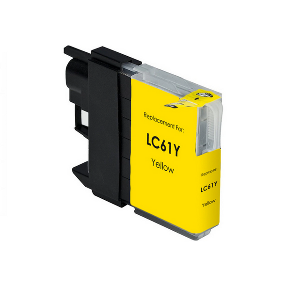 Compatible Brother LC61 Yellow XL Ink Cartridge - Premium Ink