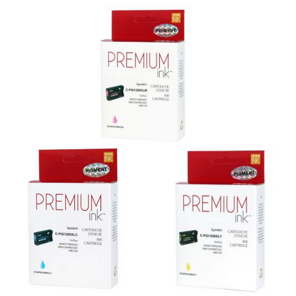 Color Set - Compatible Canon C-PGI1200XL Ink Cartridge - Premium Ink box