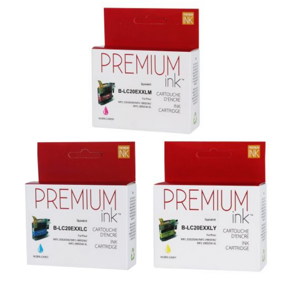Compatible Color Set Brother B-LC20EXXL Ink Cartridge - Premium Ink