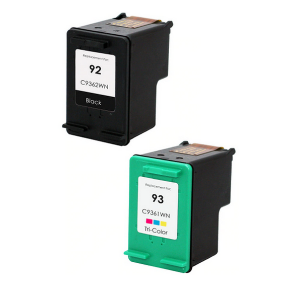 Compatible Combo Pack HP 92/93 Ink Cartridge - Economic