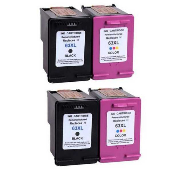 Compatible Maxi Combo Pack HP 63XL Ink Cartridge - Eco Ink Ink Cartridge