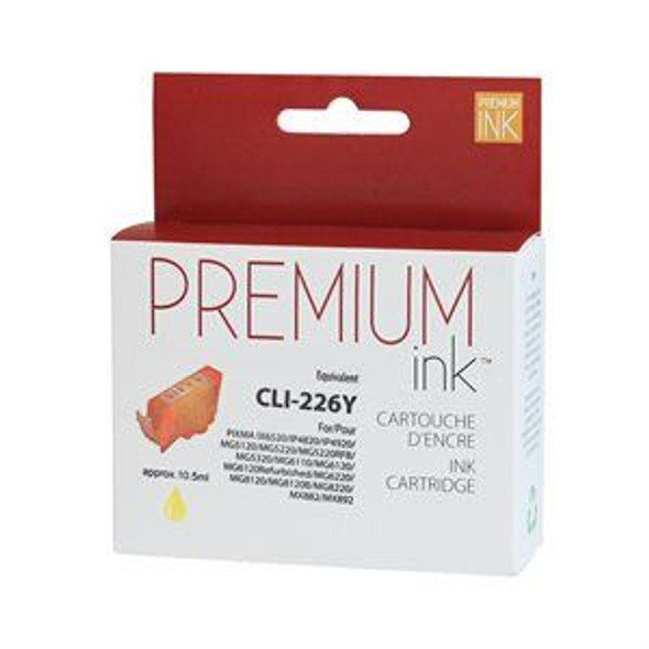 Compatible CLI226Y Yellow Ink Cartridge - Premium Ink