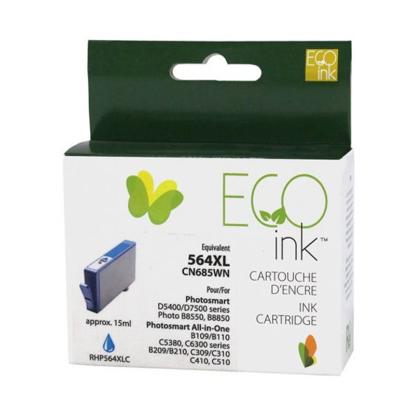 Compatible HP H564XLC Cyan Yield Ink Cartridge - Premium Ink