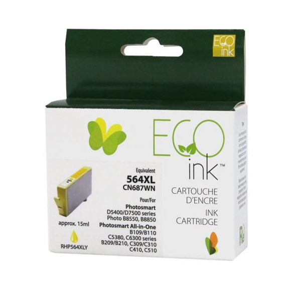 Compatible HP H564XLY Yellow Yield Ink Cartridge - Premium Ink