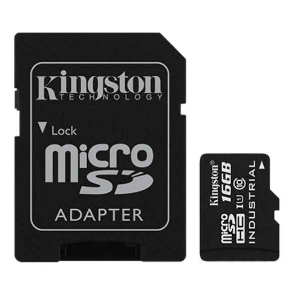Kingston 16GB MicroSD UHS-I Memory Card - Industrial-Grade Card Ideal for Extreme Conditions