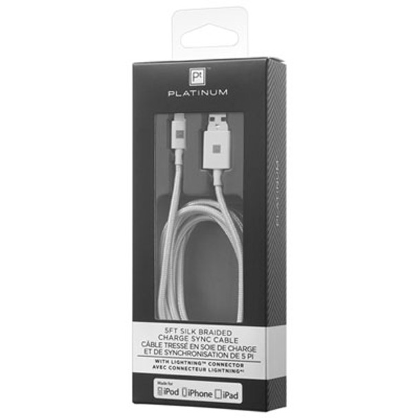 Platinum Apple MFi Certified Braided 1.5m (5 ft.) Lightning Cable