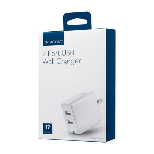 INSIGNIA 2 Port Wall Charger