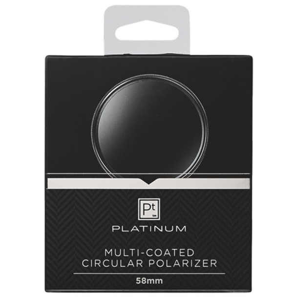 Platinum - 58mm Circular Polarizer Lens Filter