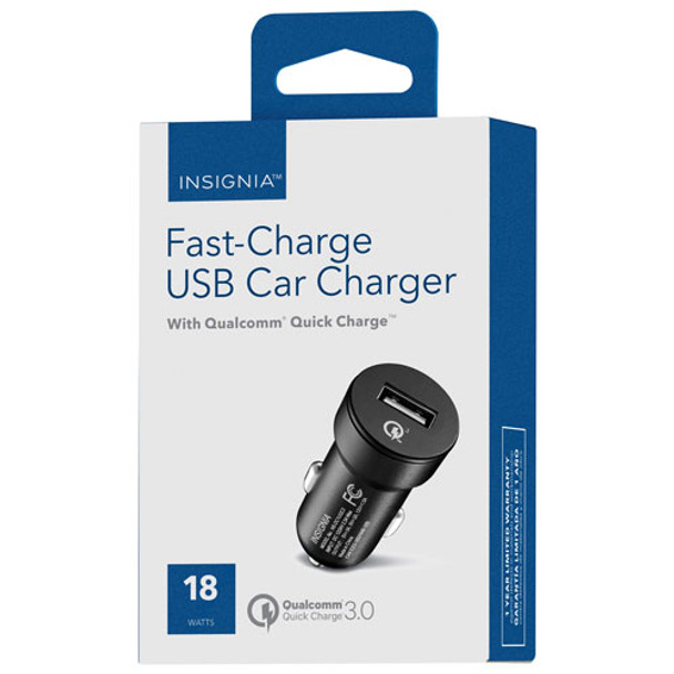 INSIGNIA 18W Fast-Charge USB Car Charger