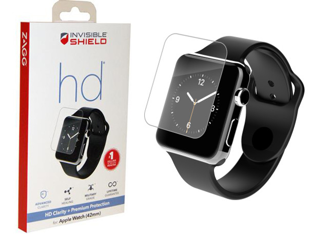 InvisibleShield by ZAGG GlassFusion 42mm Screen Protector for Apple Watch Series 1/2/3