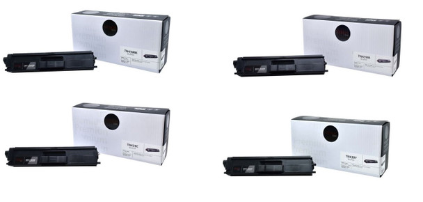 Compatible Combo Set Black & Color BrotherTN439BK, TN439M ,TN439Y,TN439C Toner Cartridge - Premium Tone