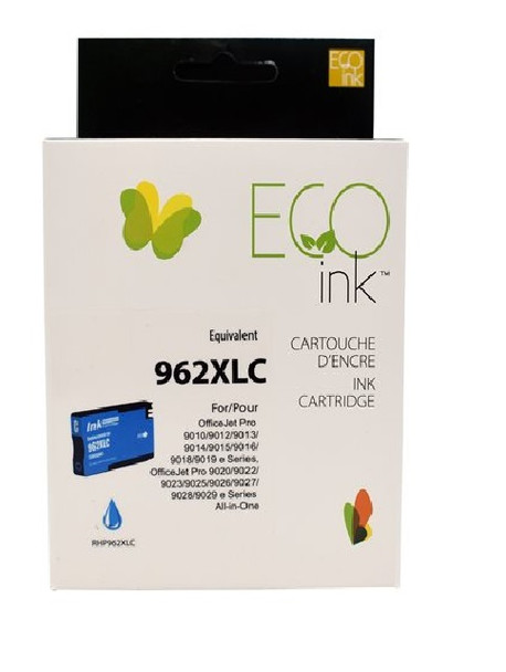 Compatible HP 962XL Cyan Ink  Cartridge - Eco Ink