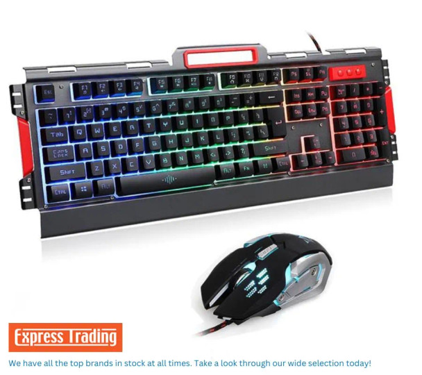 K33 Wired Backlit Gaming Combo Set