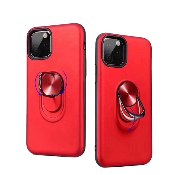 Samsung Galaxy A31 Ring Holder Case & Kickstand Magnetic Phone Case 2 in 1 Cover Red Color