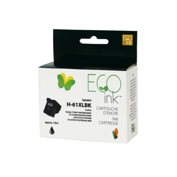 Compatible HP 61XL Black Ink Cartridge - Eco Ink box