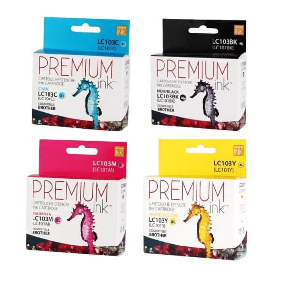 Full Color Set - Premium Ink LC103 XL  - Brother compatible Ink Cartridge