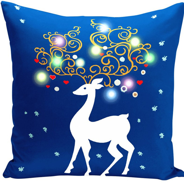 LED Lights Christmas Decoration Pillowcase  45x45cm, Design 2