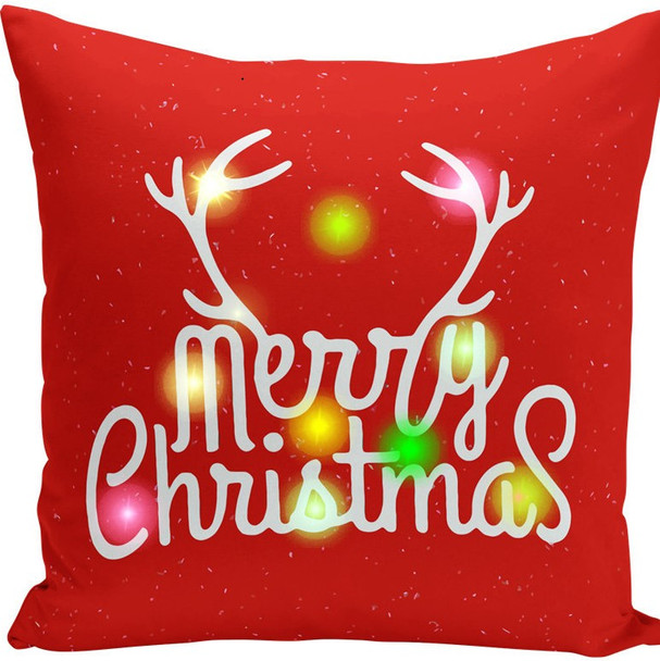 LED Lights Christmas Decoration Pillowcase  45x45cm, Design 6