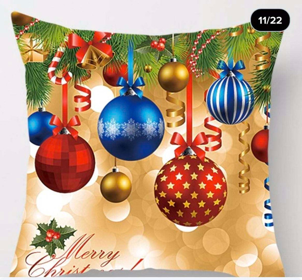 LED Lights Christmas Decoration Pillowcase  45x45cm, Design 8