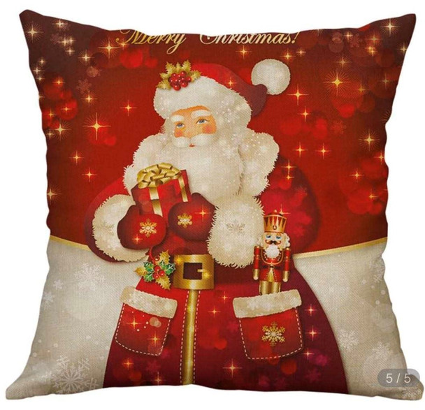 LED Lights Christmas Decoration Pillowcase  45x45cm, Design 9