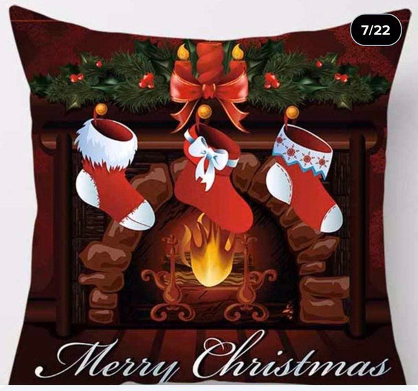LED Lights Christmas Decoration Pillowcase  45x45cm, Design 11