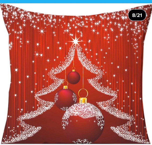 LED Lights Christmas Decoration Pillowcase  45x45cm, Design 12