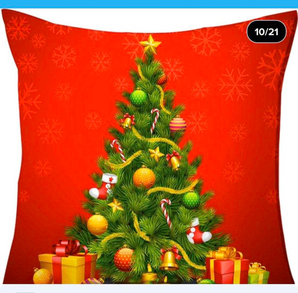 LED Lights Christmas Decoration Pillowcase  45x45cm, Design 15