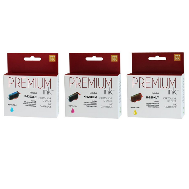 Colors Set - Compatible HP H-920XL Ink Cartridges - Eco Ink box