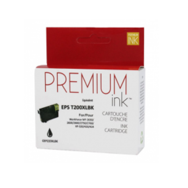 Compatible EPSON T200XL Black Ink Cartridge - Premium Ink nox