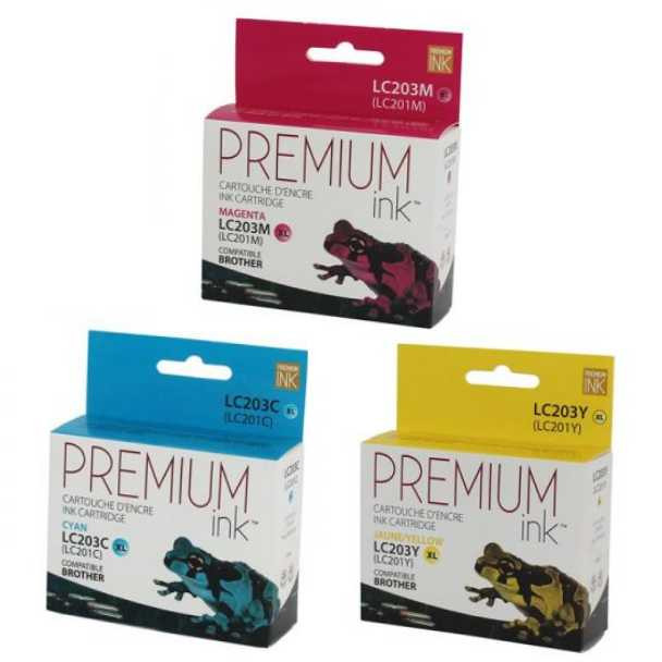 Compatible Color Set Brother LC203 XL Ink Cartridge - Premium Ink Ink Cartridge