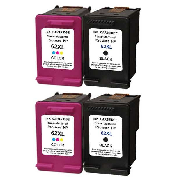 Compatible Maxi Combo Pack HP 62XL Ink Cartridge Ink Cartridge