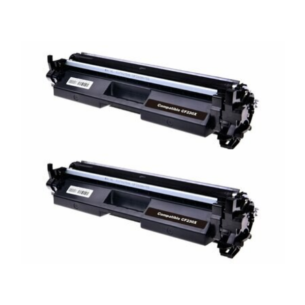 Compatible Pack of 2 HP CF230X Toner Cartridge - Economic