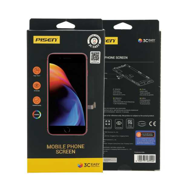 For iPhone 8 Plus PISEN LCD Screen & Digitizer Assembly Black - OEM Mobile LCD Screen and Repair Kit