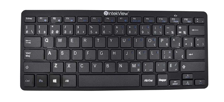 Wireless IntekView Mini-Keyboard French Canadian 11''