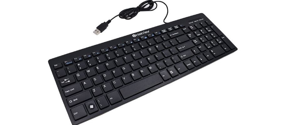 Wired IntekView Slim Keyboard