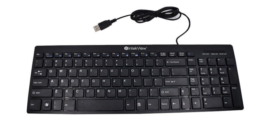 Wired IntekView Slim Keyboard