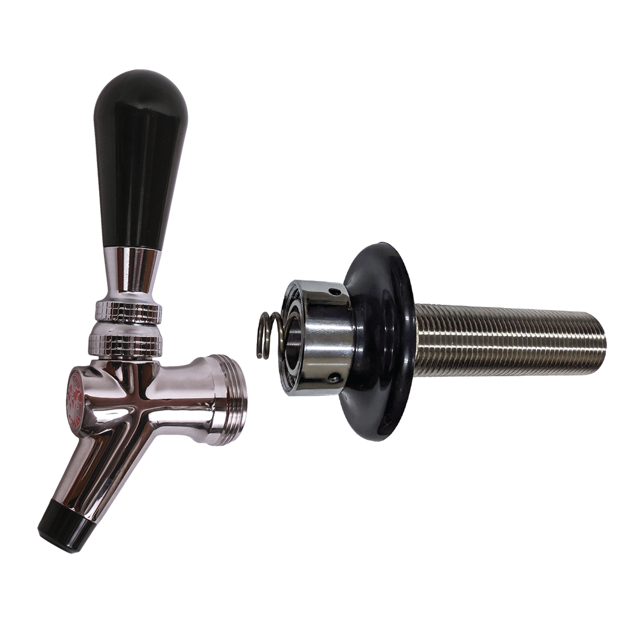 Self Closing CMB V3S Forward Seal Stainless Steel Faucet with special 4 1/8" Stainless Steel Faucet Self Closing