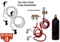 Basic Homebrew Keg Kit - 20oz CO2 Cylinder - Double Tap