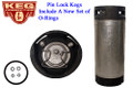 ***SPECIAL*** Tall Pin Lock "Coke Style" Cornelius Keg - or Firestone, 5 Gallon, for Homebrew/Soda | CLEANED