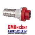 CMB 10mm (between 1/2" and 3/8"), fits 3/8" ID Hose, Includes Beer Nut